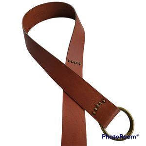 Lauren Ralph Lauren Cognac Brown Leather Belt